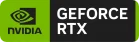 Logo nvidia geforce rtx Scheda grafica per gaming e creator