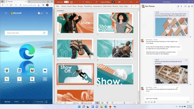Produttività ottimizzata Slide 2 pagina windows 11